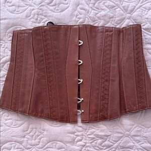 Jean Paul Gaultier Tan Leather Detail